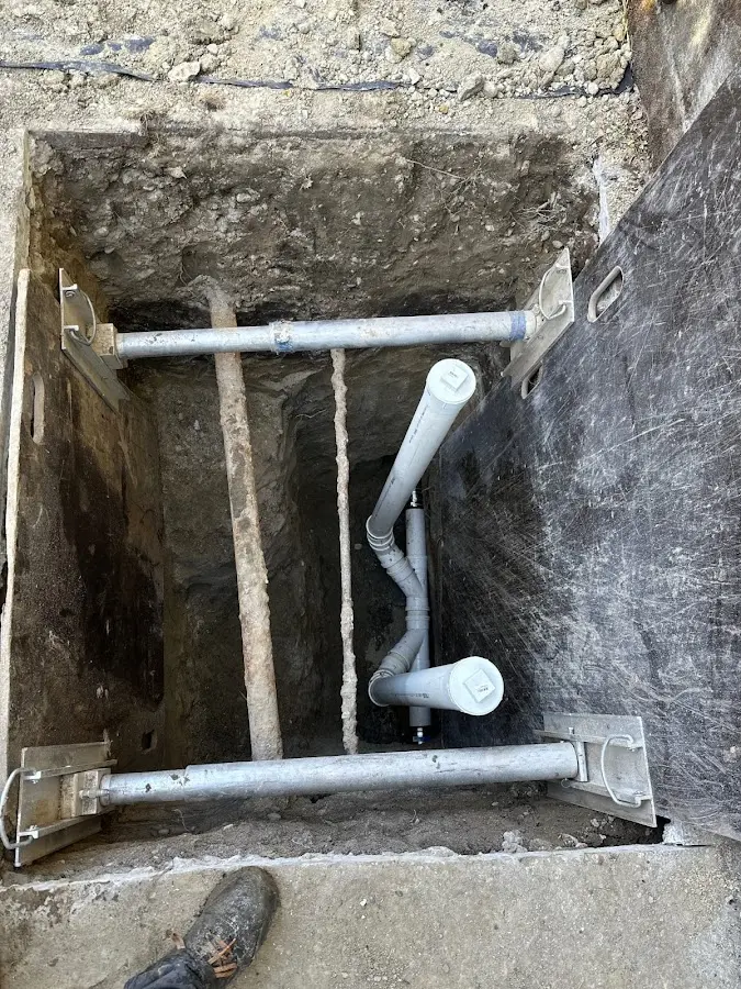 Experienced plumber completing Gas Line Repair work in Calverton